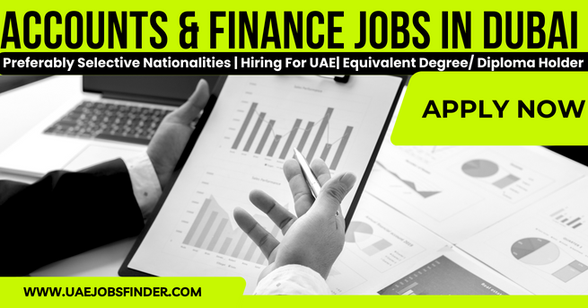 Accounts And Finance Jobs In Dubai