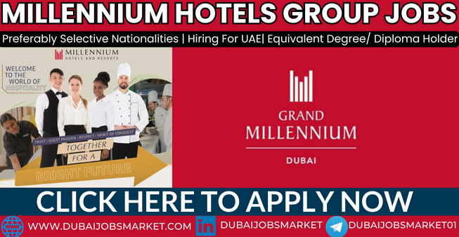 Millennium Hotel Jobs In UAE