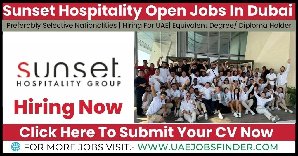 Sunset Restaurant Jobs In Dubai