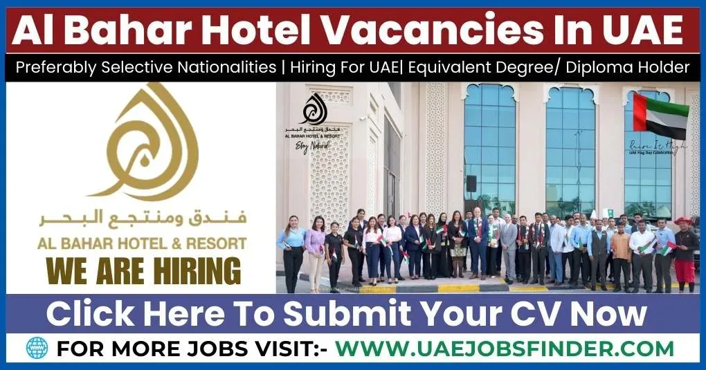 Al Bahar Hotel Vacancies In UAE